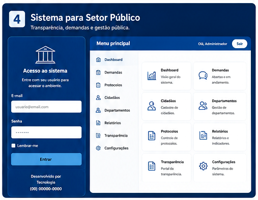 Tela do sistema para supermercado